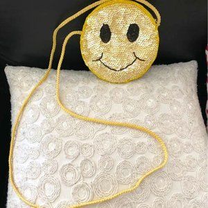 Sequined Smiley Bag